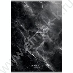 Тетрадь  48л А4 клетка "Чёрный мрамор" NEW | Фото 1