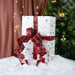 Новогодняя лента "Праздничное настроение" 2,5*270см NEW | Фото 6