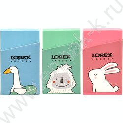 Ластик прямоугольный "KIDS FIGURE CUTE PETS", термопласт. резина 20*29*10мм /ассорти NEW | Фото 1