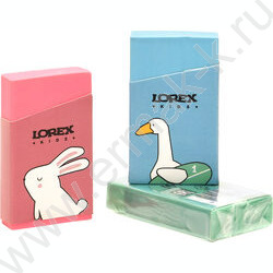 Ластик прямоугольный "KIDS FIGURE CUTE PETS", термопласт. резина 20*29*10мм /ассорти NEW | Фото 2