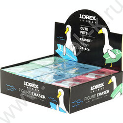 Ластик прямоугольный "KIDS FIGURE CUTE PETS", термопласт. резина 20*29*10мм /ассорти NEW | Фото 7