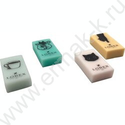 Ластик прямоугольный "VOLUME ERASER NAUGHTY CAT", ПВХ 35*21*10мм /ассорти NEW | Фото 2