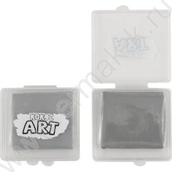 Ластик Клячка 40*35*10мм,каучук,пластиковый футляр,цвет серый NEW | Фото 1