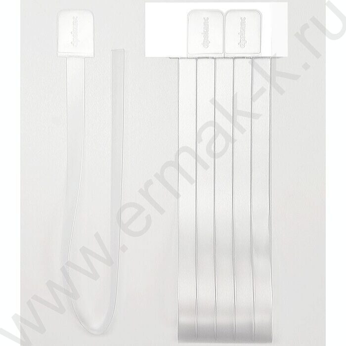 Закладки-ляссе самоклеящиеся матово-прозрачные /упаковка 6шт/ | Фото 4