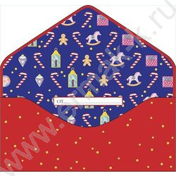 Конверт д/денег  83*167мм  "С Новым Годом!" NEW | Фото 2