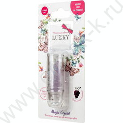 Помада для губ блестящая Magic Crystal,меняющая цвет на розовый,цвет фиолетовый с блестками,с ар NEW | Фото 5