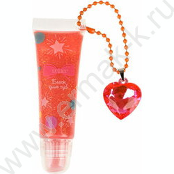 Блеск для губ Charmy Gloss сверкающий,роз.,с ароматом ягодного десерта,браслетик с подвеской NEW | Фото 4