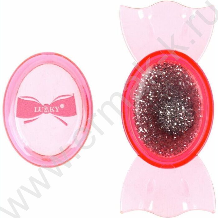 Блёстки для глаз Glitter BonBon,лица и тела прессованные,роз.золото | Фото 6