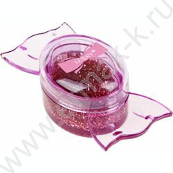 Блёстки для глаз Glitter BonBon,лица и тела прессованные,серебро NEW | Фото 4