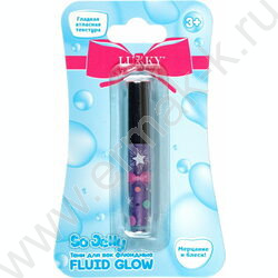 Тени для век Fluid Glow флюидные перламутровые,фиолет NEW | Фото 1