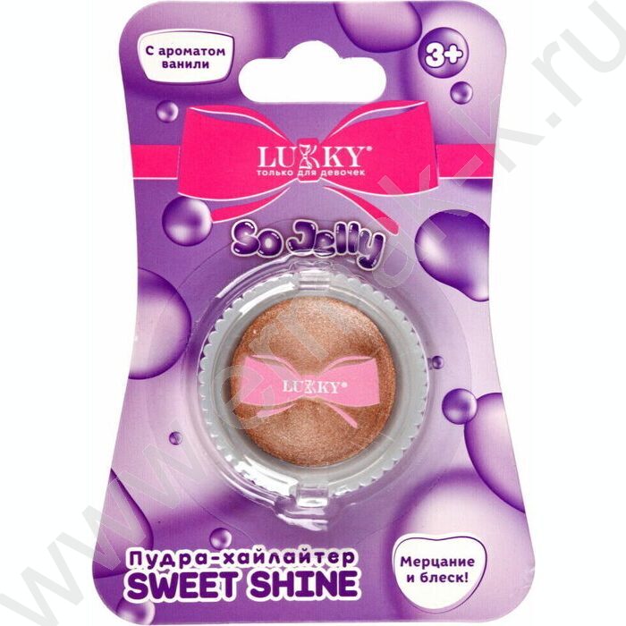 Хайлайтер-пудра для лица и тела Sweet Shine,cияющий с ароматом ванили | Фото 1