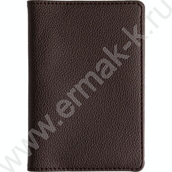 Обложка д/паспорта Коричневая /экокожа NEW | Фото 1