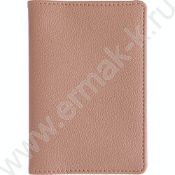 Обложка д/паспорта Пыльная роза /экокожа NEW | Фото 1