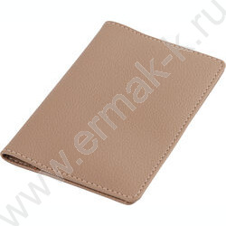 Обложка д/паспорта Бежевая /экокожа NEW | Фото 2