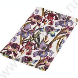 Обложка д/паспорта FLORA.Ирисы /экокожа NEW | Фото 2