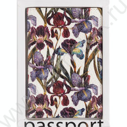Обложка д/паспорта FLORA.Ирисы /экокожа NEW | Фото 4
