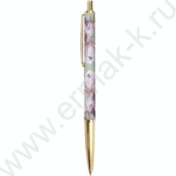 Ручка шар авт метал "Ирисы" 0,7мм NEW | Фото 1