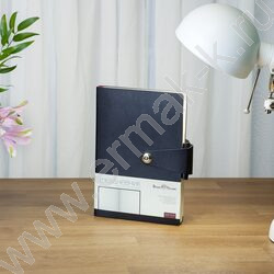 Ежедневник н/дат А5 136л Primavera черный/иск.кожа,фиксирующий хлястик:магнитный NEW | Фото 7