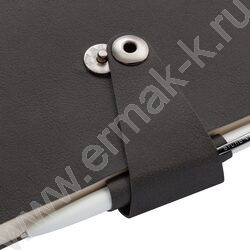 Ежедневник н/дат А5 136л Primavera серый/иск.кожа,фиксирующий хлястик:магнитный NEW | Фото 3