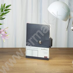 Ежедневник н/дат А5 136л Primavera серый/иск.кожа,фиксирующий хлястик:магнитный NEW | Фото 7