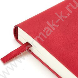 Ежедневник н/дат А5 136л Primavera красный/иск.кожа,фиксирующий хлястик:магнитный NEW | Фото 3