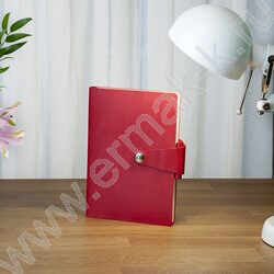 Ежедневник н/дат А5 136л Primavera красный/иск.кожа,фиксирующий хлястик:магнитный NEW | Фото 9