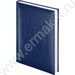 Ежедневник 2026г А5 352стр "Birmingham" синий /иск. кожа, с прошивкой по периметру, ляссе NEW | Фото 1
