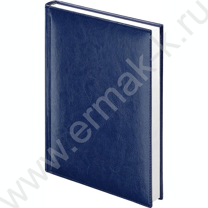Ежедневник 2026г А5 352стр "Birmingham" синий /иск. кожа, с прошивкой по периметру, ляссе | Фото 1