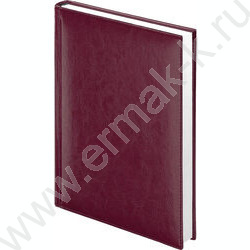 Ежедневник 2026г А5 352стр "Birmingham" бордо /иск. кожа, с прошивкой по периметру, ляссе NEW | Фото 1