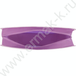 Папка А4 пластик молния сверху с ручками "Cool purple", 75мм NEW | Фото 3
