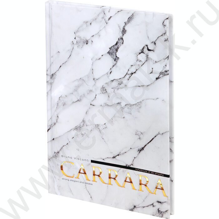 Блокнот  80л А5 тв.обл. "Carrara" | Фото 1