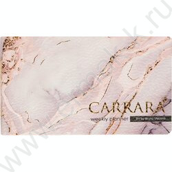 Еженедельник н/дат А6 80л Carrara /обрез блока:золотой,ляссе NEW | Фото 2
