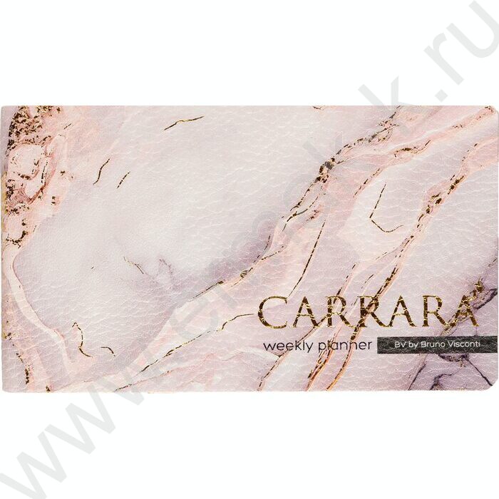 Еженедельник н/дат А6 80л Carrara /обрез блока:золотой,ляссе | Фото 2