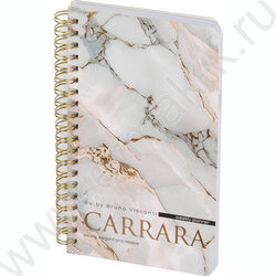 Еженедельник н/дат А5 72л Carrara /тв.обл./спираль NEW | Фото 1