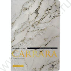 Тетрадь  40л линейка "Carrara" 70 г/м2 бежевая бумага NEW | Фото 1
