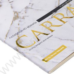 Тетрадь  40л линейка "Carrara" 70 г/м2 бежевая бумага NEW | Фото 2