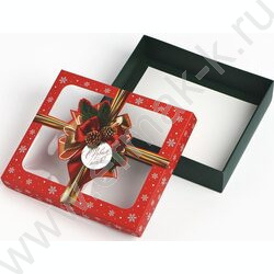 Коробка складная 23.5*20.5*5.5см С Новым годом NEW | Фото 3