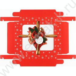 Коробка складная 23.5*20.5*5.5см С Новым годом NEW | Фото 4