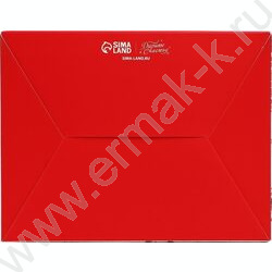 Коробка складная с 3D эффектом 18*23*14см Новогодняя акварель NEW | Фото 5