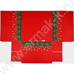 Коробка складная 26*26*8см Волшебного нового года NEW | Фото 6