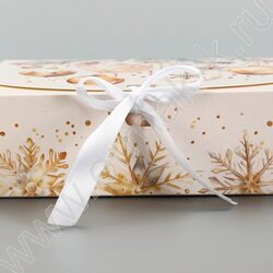 Коробка складная 16*11.5*5см Кристальный Новый год NEW | Фото 6