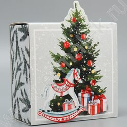 Коробка складная 15*15*8см С новым годом NEW | Фото 2