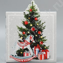 Коробка складная 15*15*8см С новым годом NEW | Фото 3