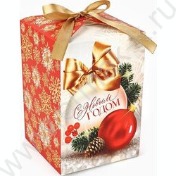 Коробка складная 12*18*12см С Новым годом NEW | Фото 1