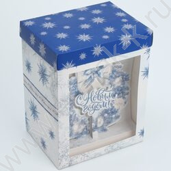 Коробка складная 18*23*14см Снежный вальс NEW | Фото 1