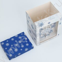Коробка складная 18*23*14см Снежный вальс NEW | Фото 5
