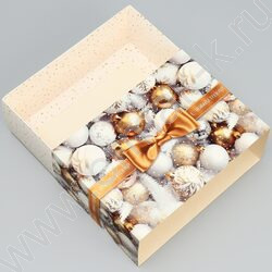 Коробка сборная  25*18*10см Яркие шары NEW | Фото 2