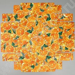 Коробка складная 23.5*20.5*5.5см Мандарины NEW | Фото 6