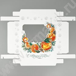 Коробка складная 23.5*20.5*5.5см Мандарины NEW | Фото 7