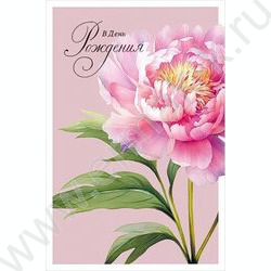 Открытка 121*183мм "В День Рождения" текст NEW | Фото 1